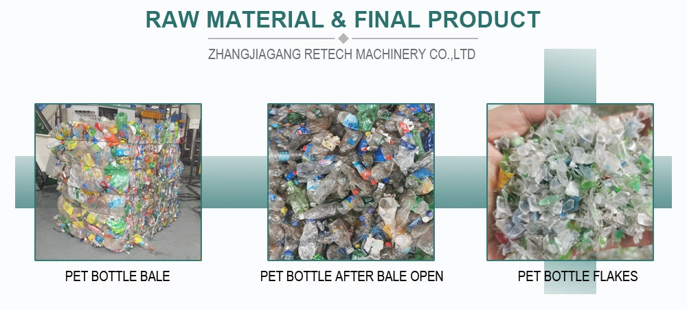 Plastic Pet/PP/HDPE/LDPE/LLDPE/ABS/PS/PVC/PC/BOPP Bottle/Film/Bag/Drum/Pallet/Pipe/Container/Box/Jar/Barrel Washing Line Crushing Plant Recycling Machine